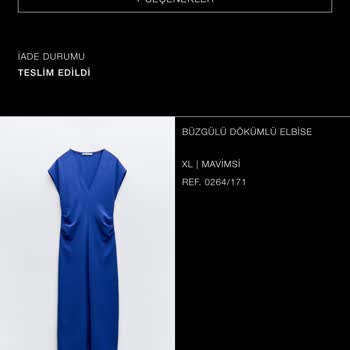 Zara Sürekli Defolu Ürün Yolluyor İade 2 Aydır Onaylanmadı