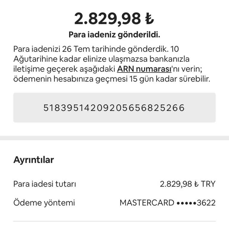Ziraat Bankası Airbnb Para İadesini Yapmıyor.