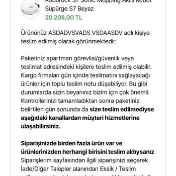 Aras Kargo Aras Sütçü İmam Şubesi Kargomu Teslim Etmedi Kaybetti