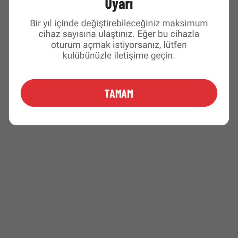 MACFit (İstanbul Avrupa) Macfit Uyarı Veriyor