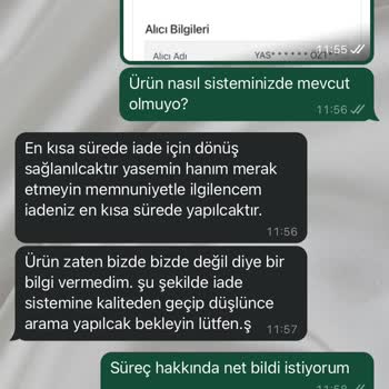 Eyyo Atelier İademi Kesinlikle Alamıyorum
