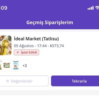 Getir Den İptal Olan Siparişimin Tutarı Yatırılmadı.!