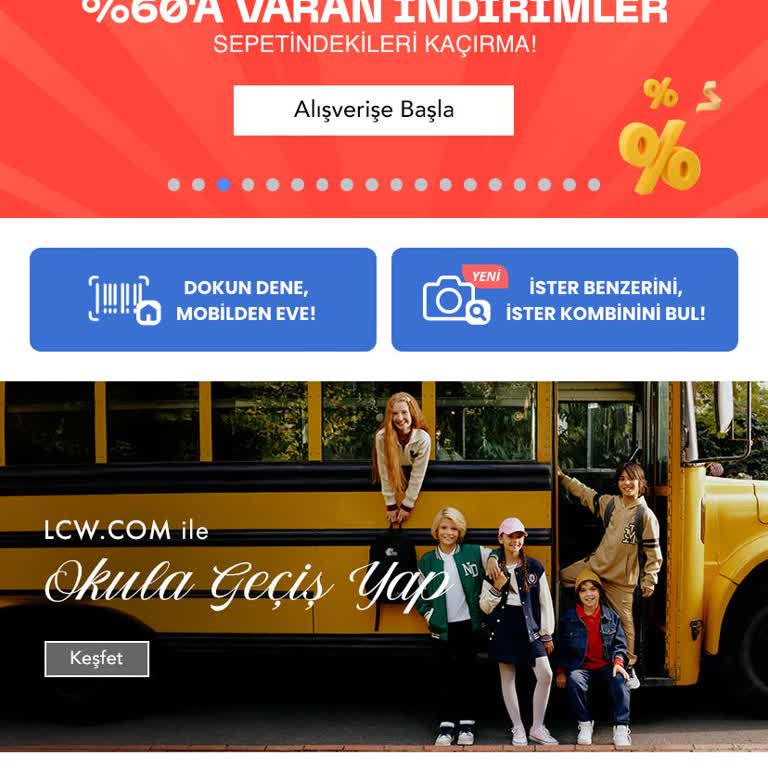 LCW Kuponumu Vermiyor