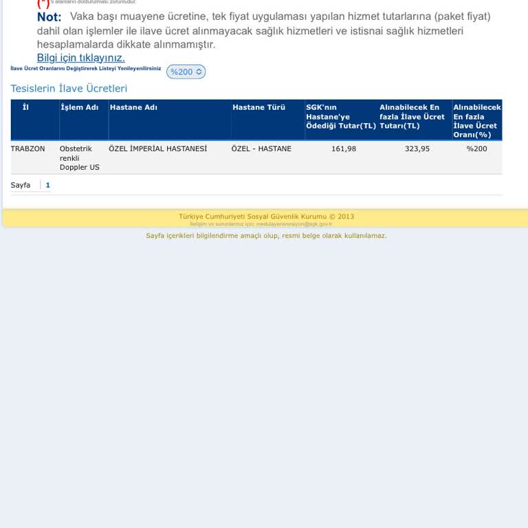 İmperial Hastanesi Fahiş Fiyatlı Hizmete Yanıltıcı Fatura Düzenliyor