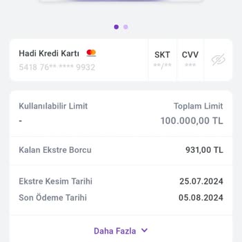 Hadi - TOMBANK Hadi T. O. M Bank Kredi Kartı Keyfi Bloke