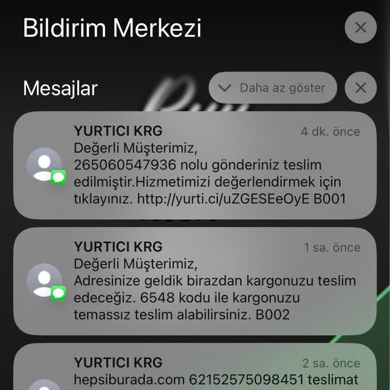 Yurtiçi Kargo'nun Hatalı SMS Ve Numara Doğrulama Yapmaması Dikkat