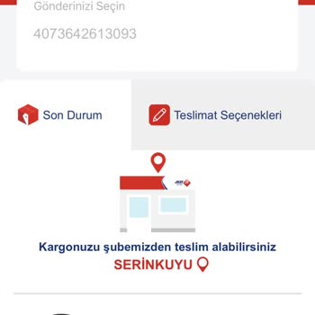 Aras Kargo Serinkuyu Şubesi Teslim Edilmeme, Yalan Beyan