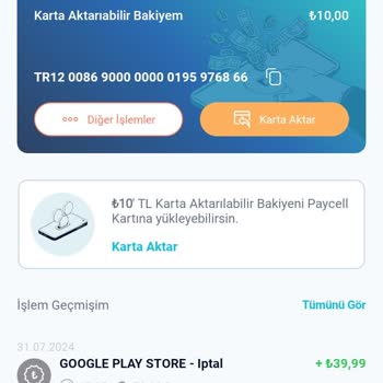 Paycell İade Ödemesi Onaylandı Bakiyemde Gözükmüyor