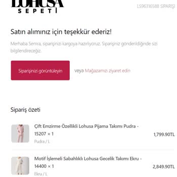 Lohusa Sepeti 1 Aydır Ulaşmayan Ürün! Muhatap Bulunmuyor.