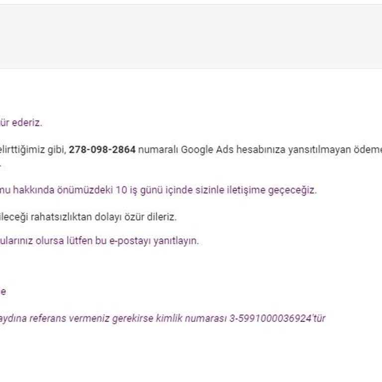 Google Ads Havale Paramı Hesabıma Yatırmıyor