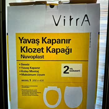 Vitra Klozet Kapağının Menteşesi 10 Ay Sonra Kırıldı