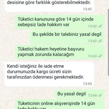 Bkmkitap Online Alışveriş İade Durumunda Kargo Ücretini Ödememi İstedi