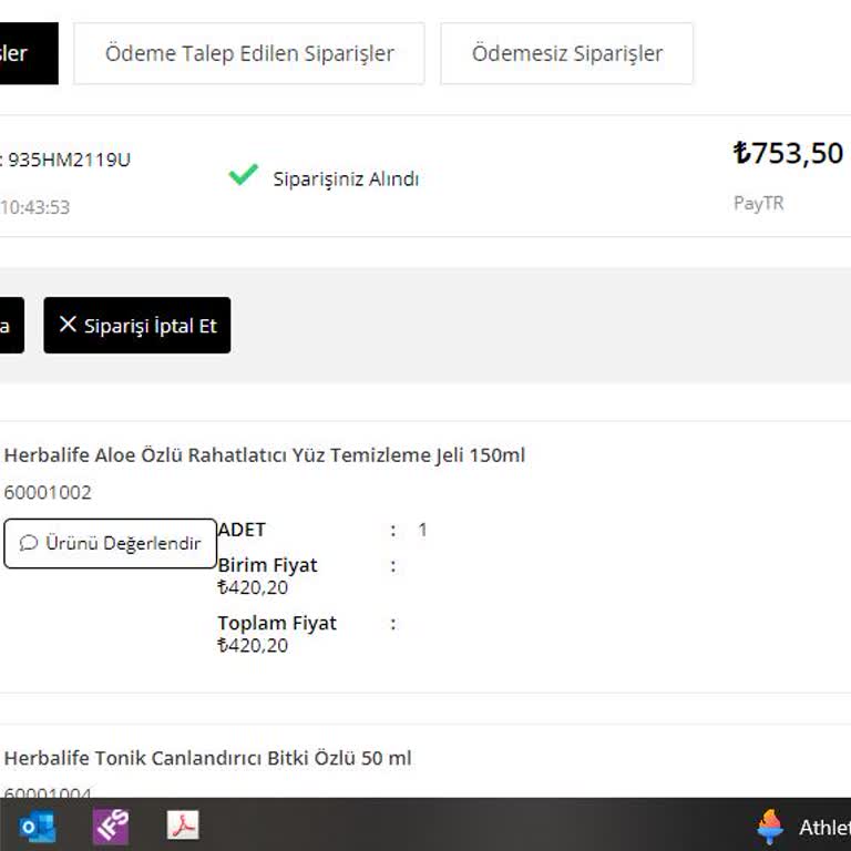 Herbalci.com Ürünlerim Kargoya Verilmedi Ve Ulaşamıyorum