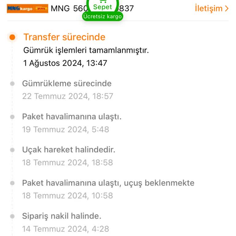 MNG Kargomu Teslim Almıyor