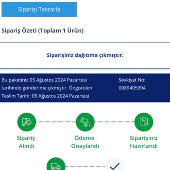 Avansas Yanlış Ürün Gönderdi