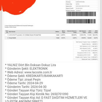 Lacosteden Aldığım T-shirt İki Ay İçinde Soldu