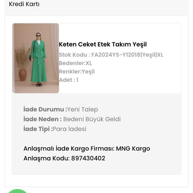 Fatma Atasoy İade İşleminde Yaşanan Sorunlar
