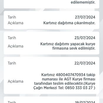 AGT Kurye (aynigunteslim.com) AGT Teslimat Gecikmesi