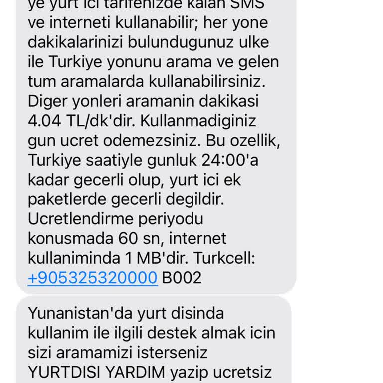 Turkcell Bozcaada'da Yunanistan'a Bağlanan Telefonlar Ve Haksız Ücretlendirme