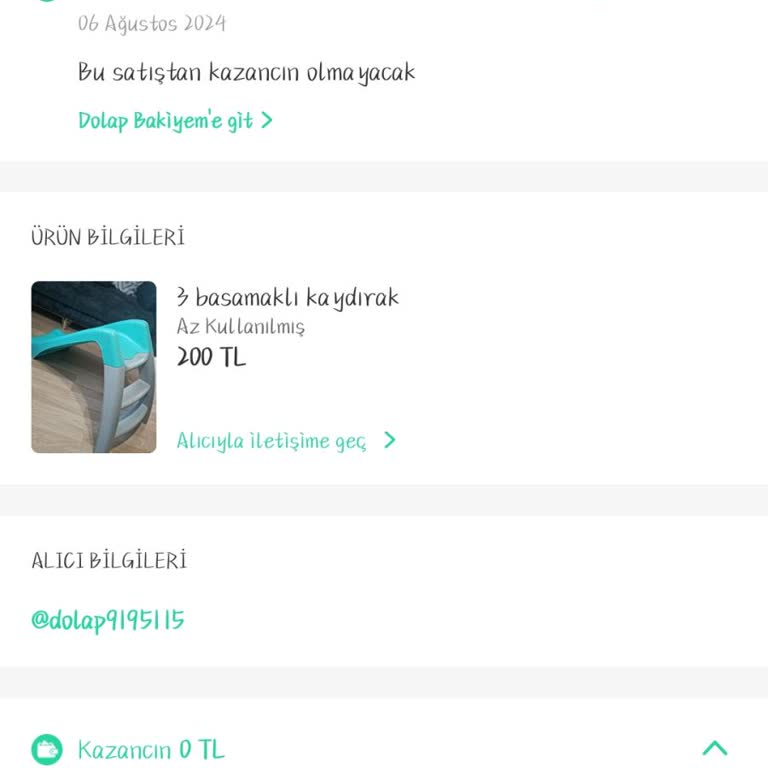 Dolap Yüksek Kargo Ücreti