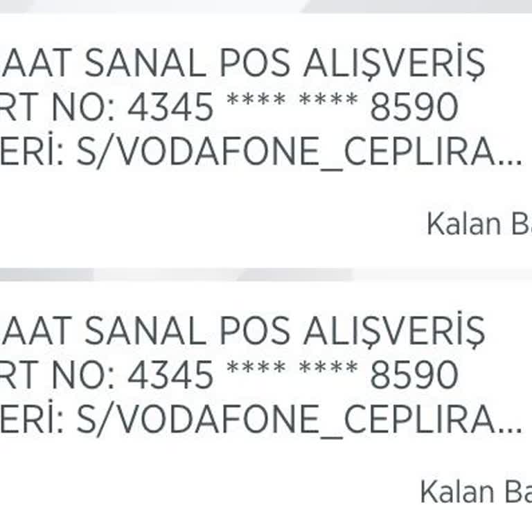 Vodafone Çifte Ücret Kesintisi Ve Paket Tanımlama Sorunu