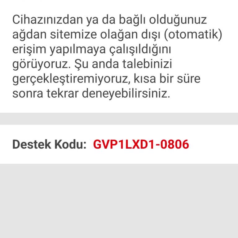 Sahibinden Sisteme Giriş Sorunu