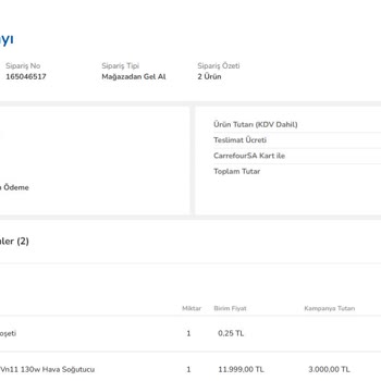 Carrefour SA Online Siparişimdeki Rezilliklerin Sonu Gelmedi