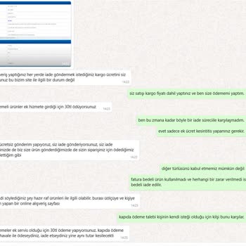 Perde.com Perde Com İade Ücret Kesintisi