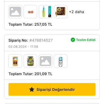 Migros Ürünlerim Teslim Edilmedi