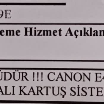 Bitmeyen Kartuş. Sitede Yazan Üründen Başka Ürün Gönderdiler.