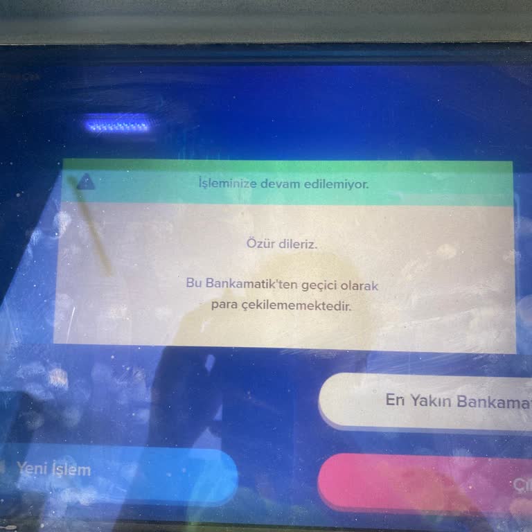 İş Bankasının Bankamatikleri Sürekli Arızalanıyor.