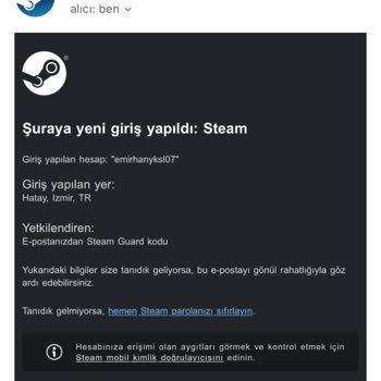 Steam Hesabım Çalındı Yardim Edin