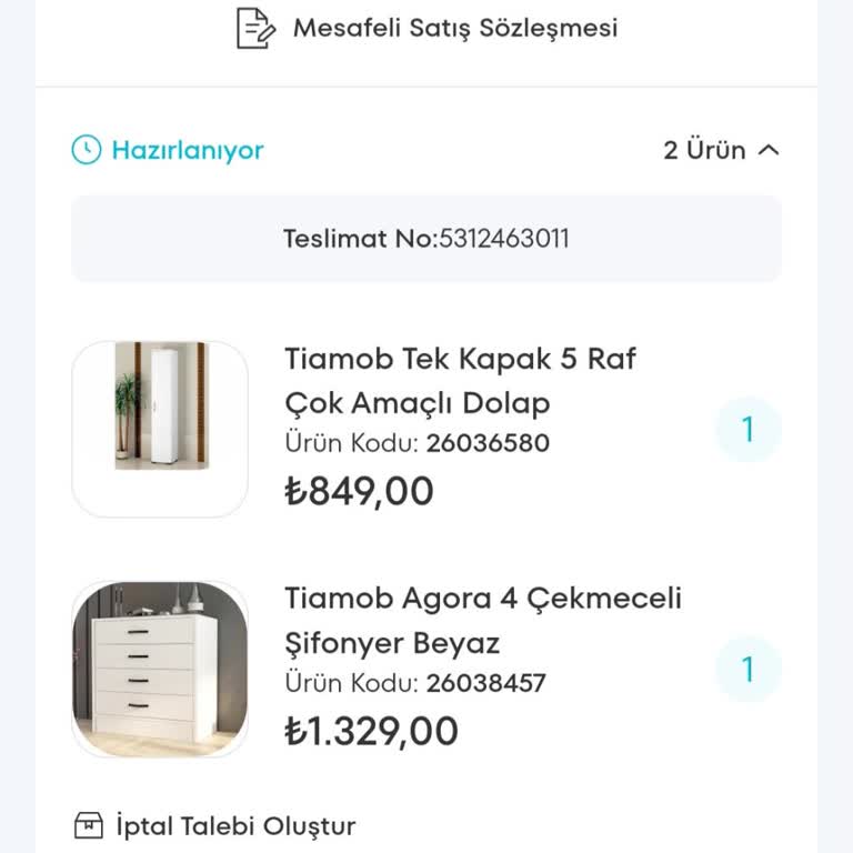 A101 Mobilya Aldık Gelmedi