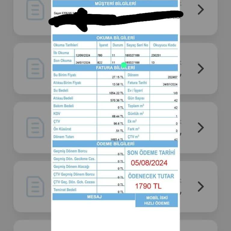 İBB Yüksek Su Faturası