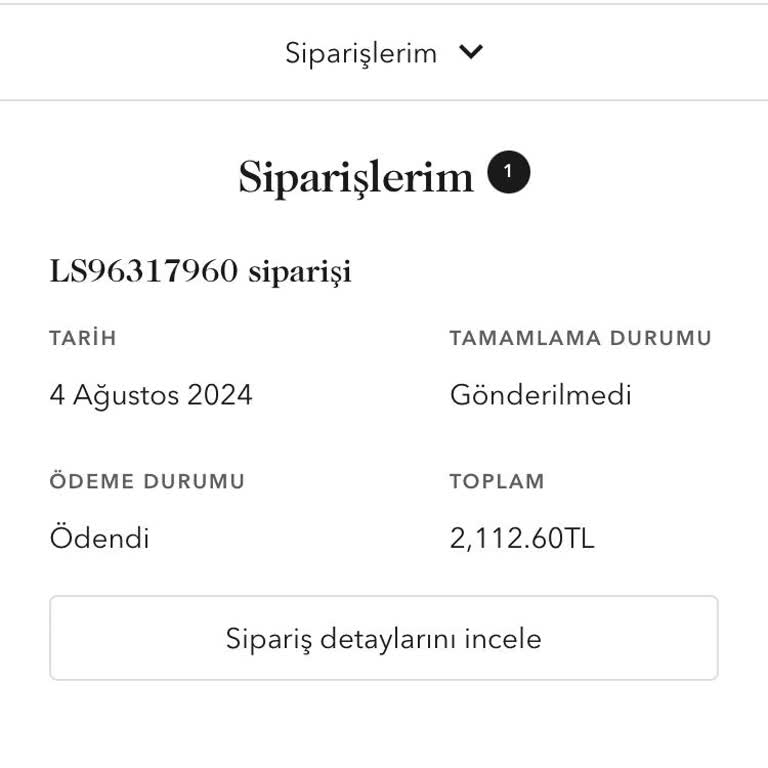 Lohusa Sepetinden Verdiğim Sipariş Hala Kargoya Verilmedi.