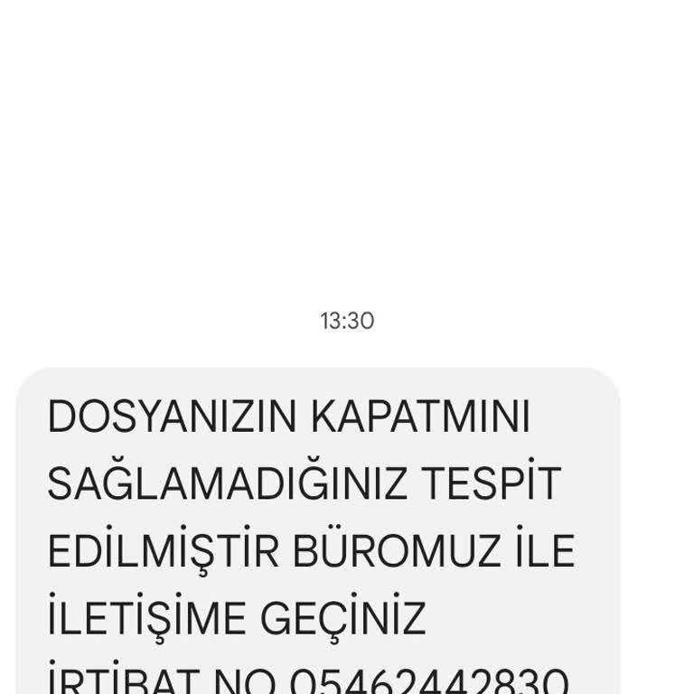 OZGULMT (SMS) Bana Gelen Mesaj