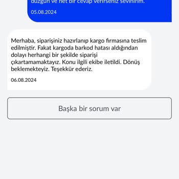 Loreal Paris Pazarama Ürünleri Kargoya Vermiyor