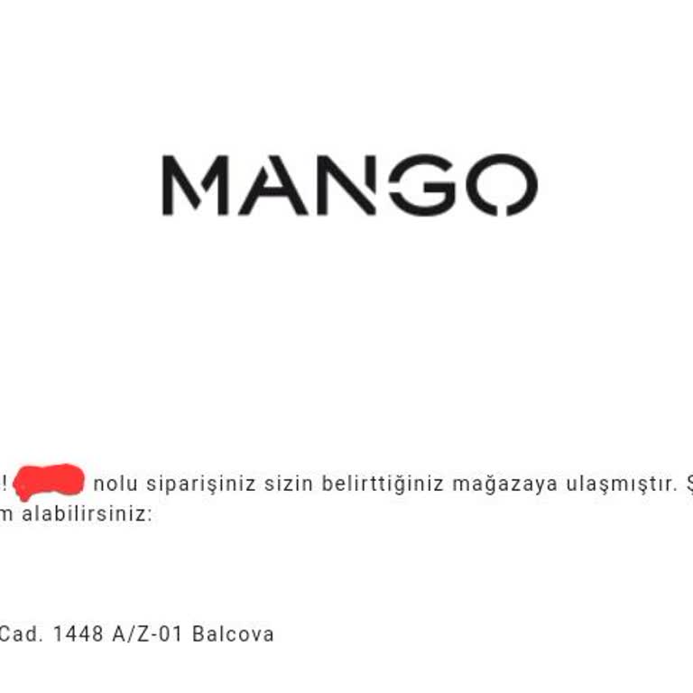 Mango Online Alışveriş Ve İzmir Agora Mağaza Sorunu