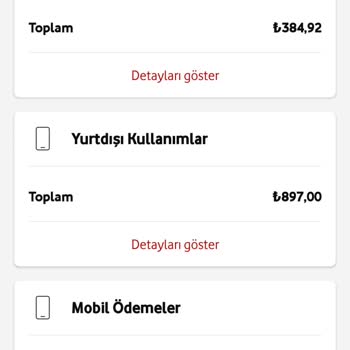 Vodafone Yurt Dışı Kullanım Ücreti Hatalı Faturalandırma Sorunu