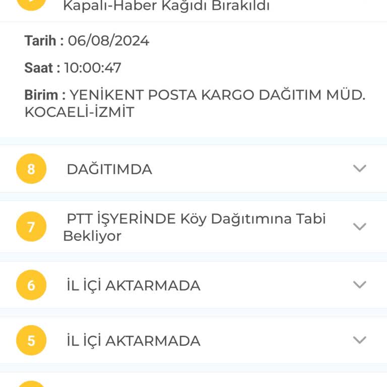 Derince Yeni Kent PTT Dağıtım Müdürlüğü