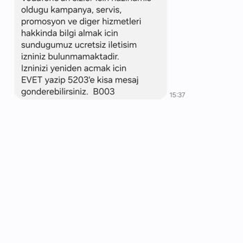 Vodafone Reklam Mesajları İptal Edilemiyor Ve Devam Ediyor