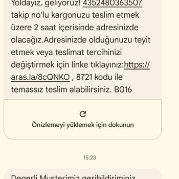 Aras Kargo Kargo Gönderiminde İletişimsizlik