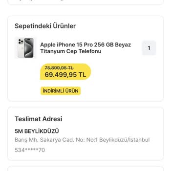 Migros'ta Sipariş İptali Ve İade Süreci Sorunu