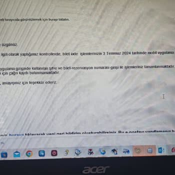 THY İptal Edilen Dönüş Bileti (Bangkok - İstanbul)