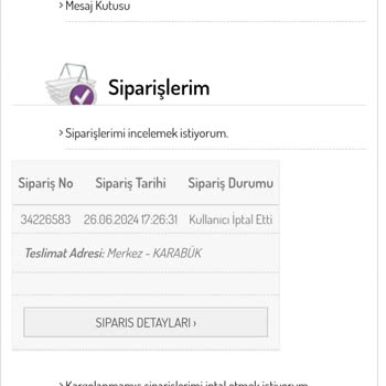 Sefamerve Para İademi Yapın Lütfen