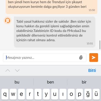 Trendyol Express Urla Kargo Getirmiyor