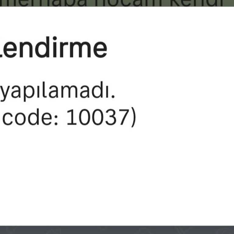 Sahibinden Bu İşlem Yapılamadı