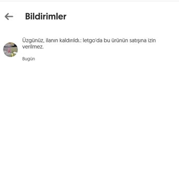 Letgo İlanımı Uygunsuz İçerik Nedeniyle Yayınlamıyor