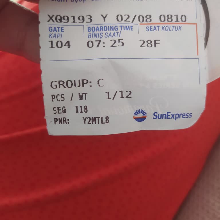 Sunexpress Bagaj Hasarının Karşılanmaması