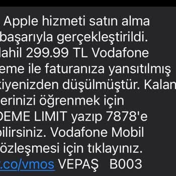 Mobil Ödeme Hatası Ve Vodafone'un İlgisizliği